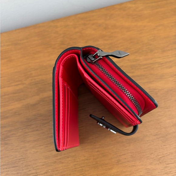 Christian Louboutin Black and Red Wallet - Picture 3 of 7